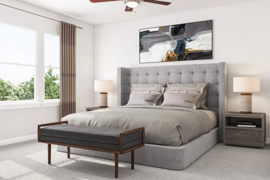 Furnished interior view inside a new home in Park Central, Georgetown (Image 8).