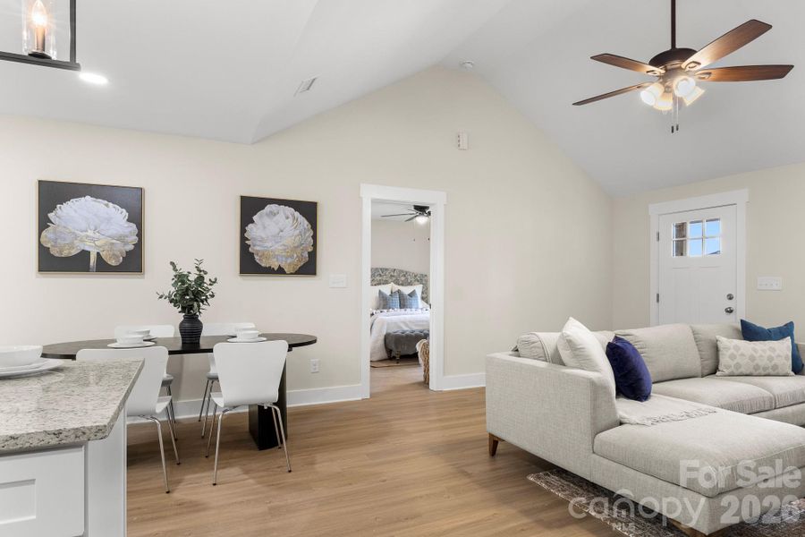 Furnished interior view inside a new home in , York (Image 13). Furnished interior view inside a new home in , York (Image 13).