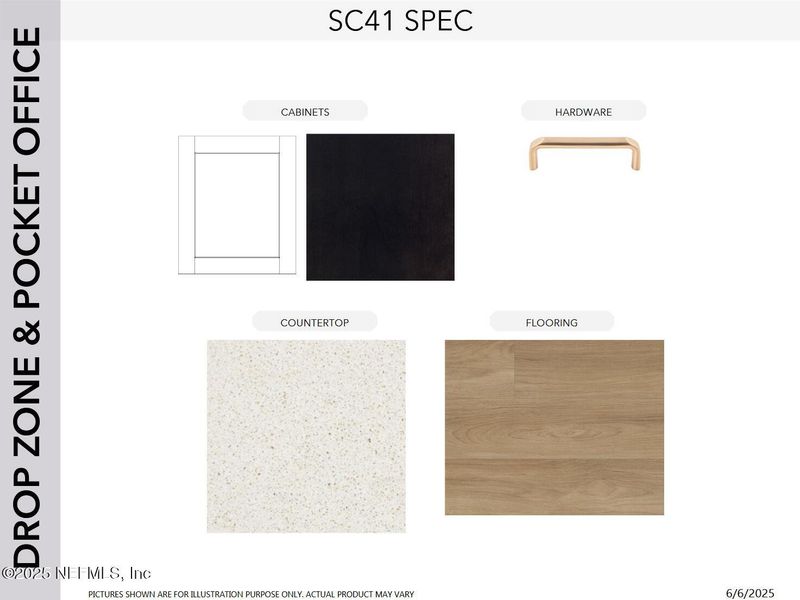 Sample of building materials used in homes in SilverLeaf, St. Augustine (Image 18).