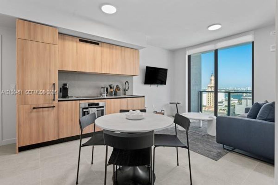 Furnished interior view inside a new home in , Miami (Image 11). Furnished interior view inside a new home in , Miami (Image 11).