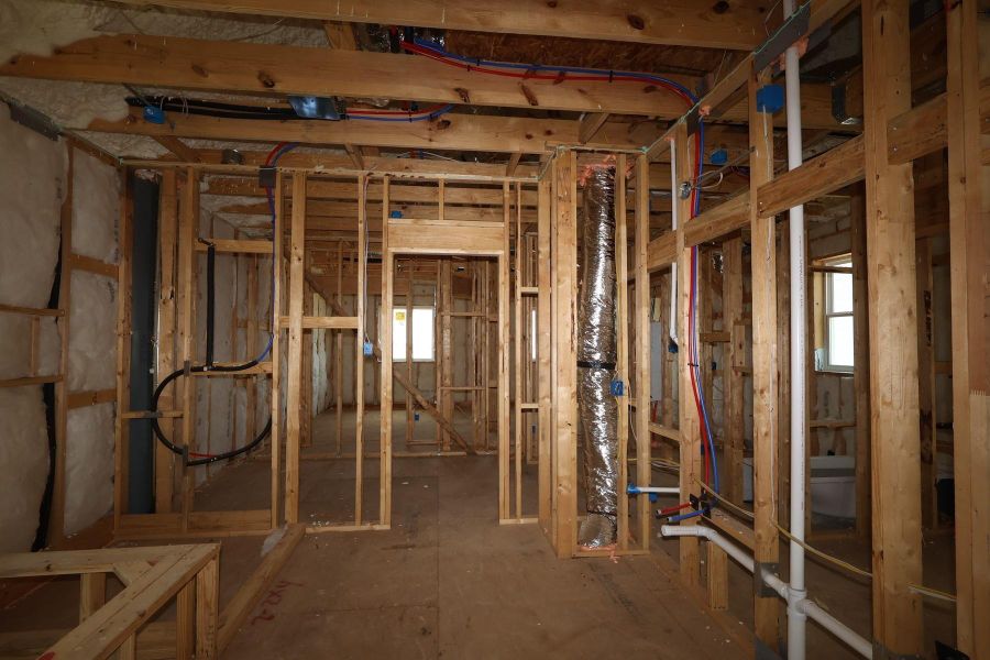 In-progress construction of a new home in Jubilee - Cottages Row Collection, Hockley, TX (Image 5). In-progress construction of a new home in Jubilee - Cottages Row Collection, Hockley, TX (Image 5).