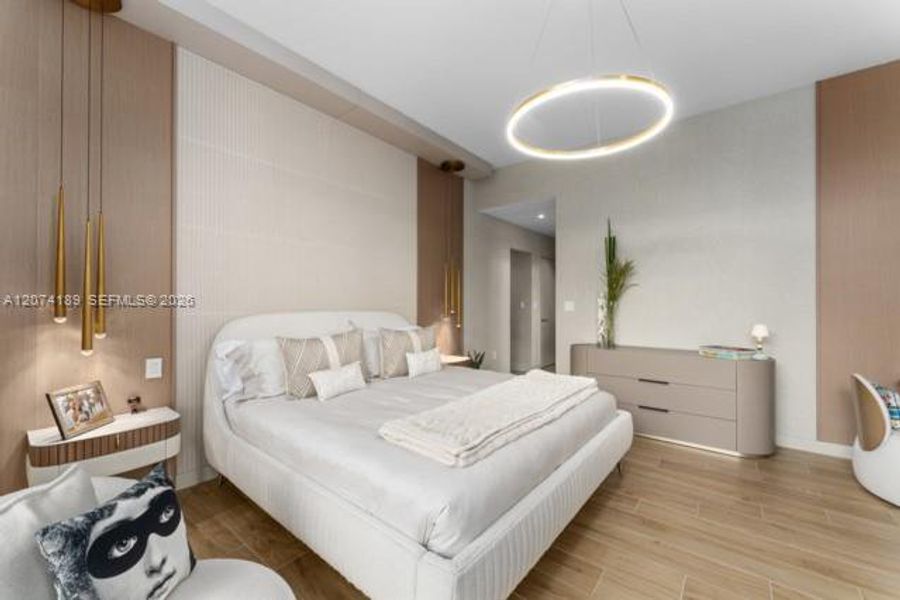 Furnished interior view inside a new home in Mr. C Residences, Miami (Image 9). Furnished interior view inside a new home in Mr. C Residences, Miami (Image 9).