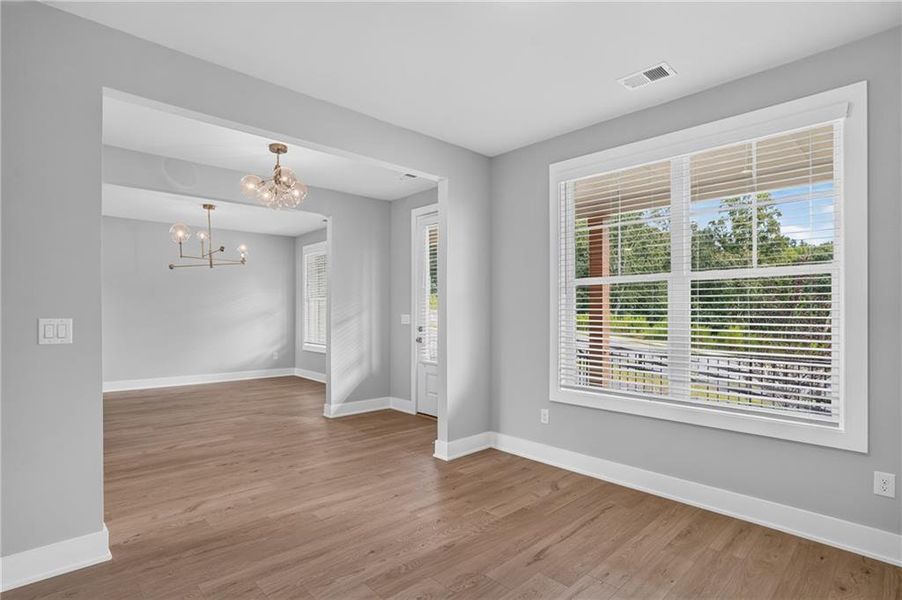 Spacious, unfurnished interior of a new home in The Manor at Gainesville Township, Gainesville (Image 43).