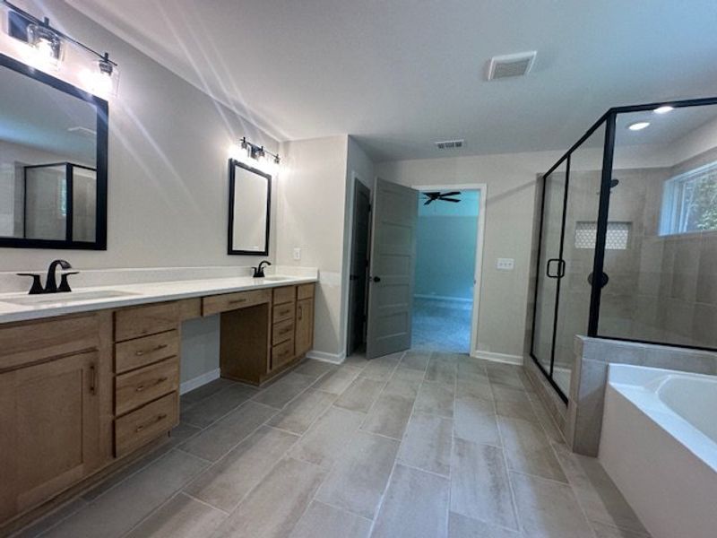 Furnished interior view inside a new home in Sagebrook, Newnan (Image 8).