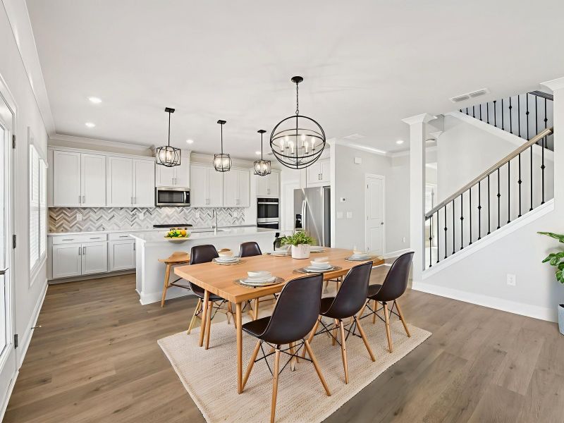 Furnished interior view inside a new home in River Pointe, Monroe (Image 4).