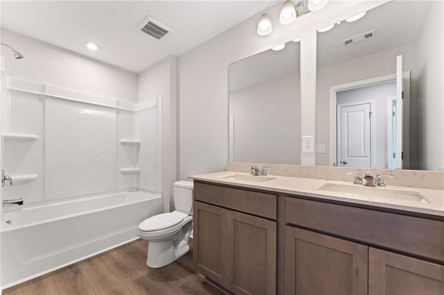 Furnished interior view inside a new home in Stegall Village, Emerson (Image 10). Furnished interior view inside a new home in Stegall Village, Emerson (Image 10).