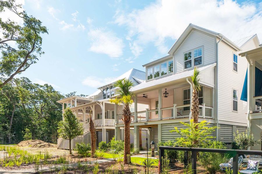 Front exterior of a new home in , Johns Island, SC, highlighting curb appeal (Image 1).