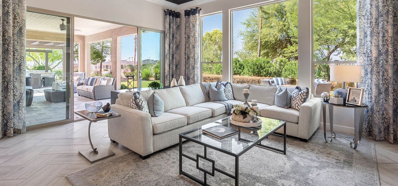 Representative furnished interior of a home built from the Fresco by Robson Resort Communities in Robson Ranch Arizona, Eloy (Image 8).
