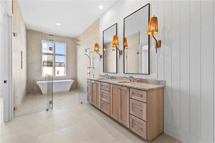 Furnished interior view inside a new home in , Fayetteville (Image 36).