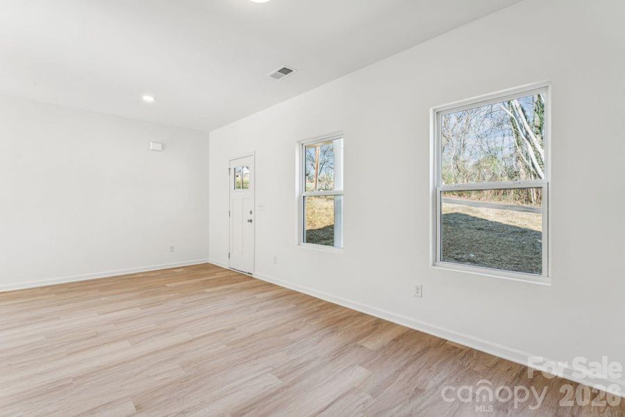 Front Entry & Living Room