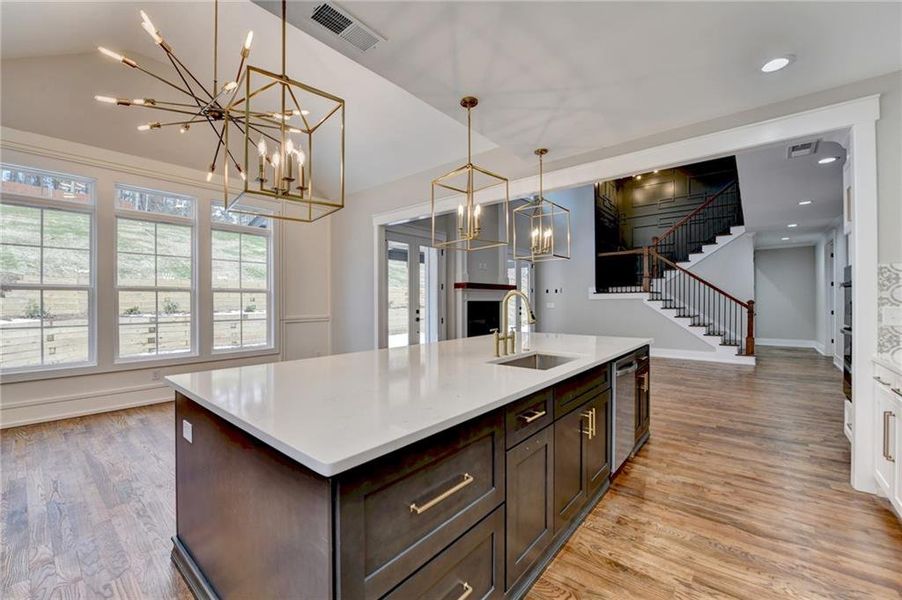Furnished interior view inside a new home in , Snellville (Image 13).