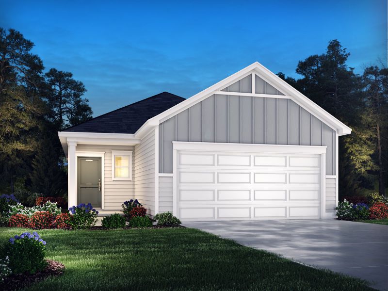 Front exterior of a home in the Crestview - Ridge Series community, located in Nashville, TN (Image 10). Front exterior of a home in the Crestview - Ridge Series community, located in Nashville, TN (Image 10).