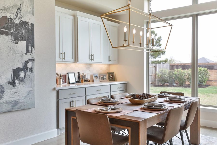 Furnished interior view inside a new home in Elyson, Katy (Image 27).