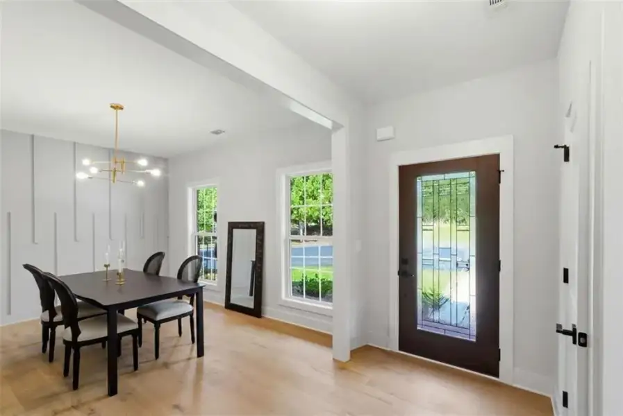 Furnished interior view inside a new home in , Cumming (Image 4).