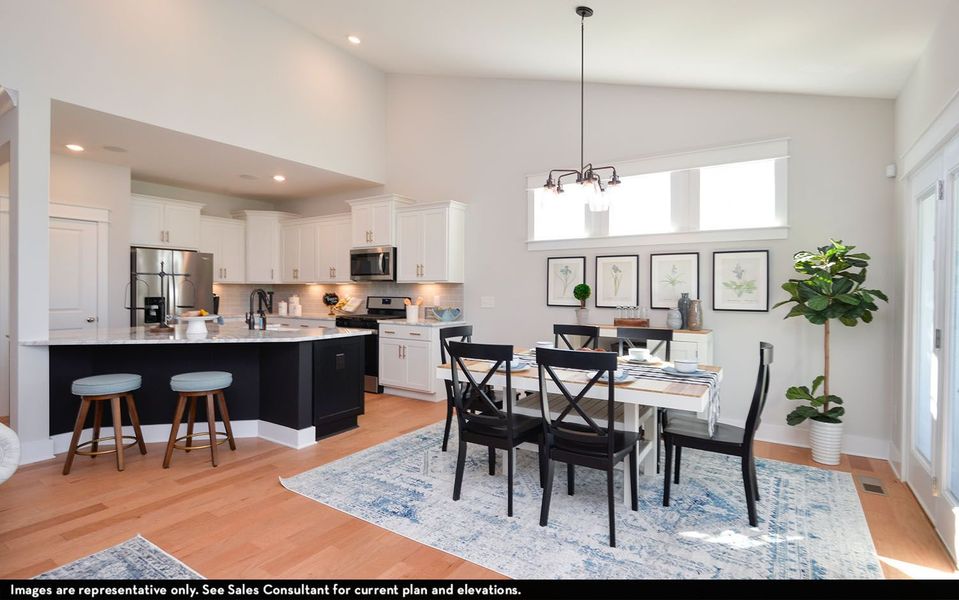 Furnished interior view inside a new home in McCain's Station, Gallatin (Image 11).