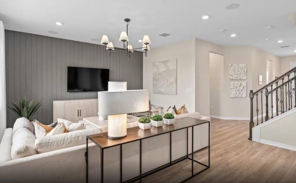 Furnished interior view inside a new home in Grandura, Sarasota (Image 5).