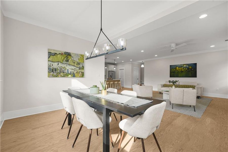 Furnished interior view inside a new home in , Scottdale (Image 21).