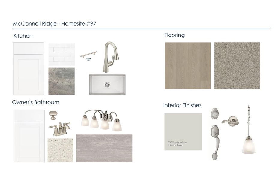 Sample of building materials used in homes in McConnell Ridge, McLeansville (Image 15).