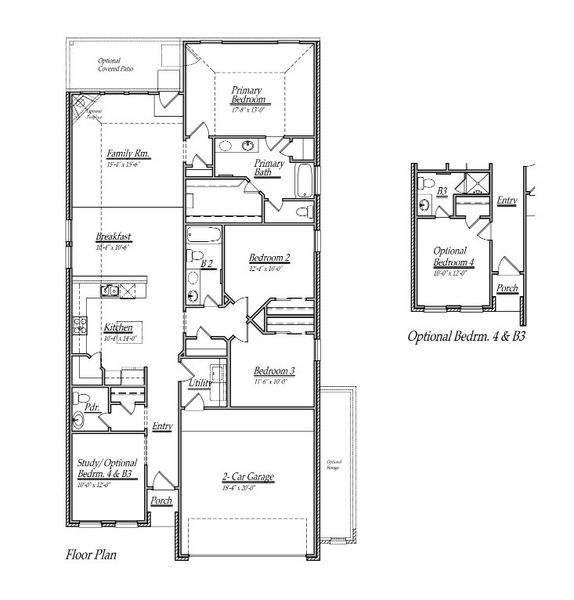 Image 6 representing the Plan 218 by Long Lake Ltd. in Olympia Fields, Fresno, TX.