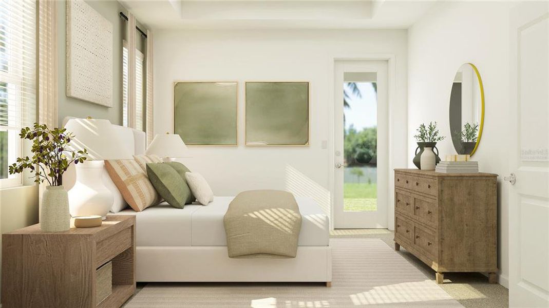 Furnished interior view inside a new home in , Groveland (Image 20).