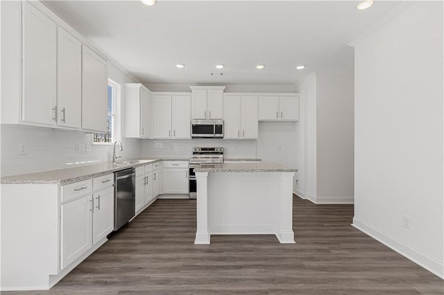 Furnished interior view inside a new home in Clark Farms, Flowery Branch (Image 6).
