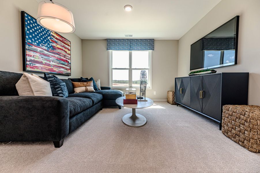 Representative furnished interior of a home built from the Watauga by McKee Homes in Terrapin, Leland (Image 9).