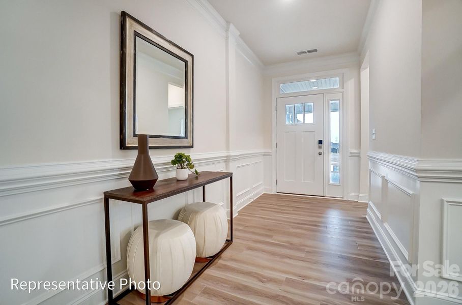 Furnished interior view inside a new home in Heritage - 55+ Community, Indian Trail (Image 28).