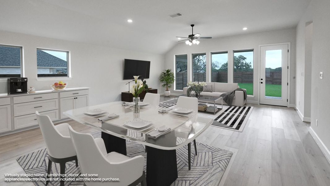 Furnished interior view inside a new home in Juniper Springs, Lockhart (Image 6).