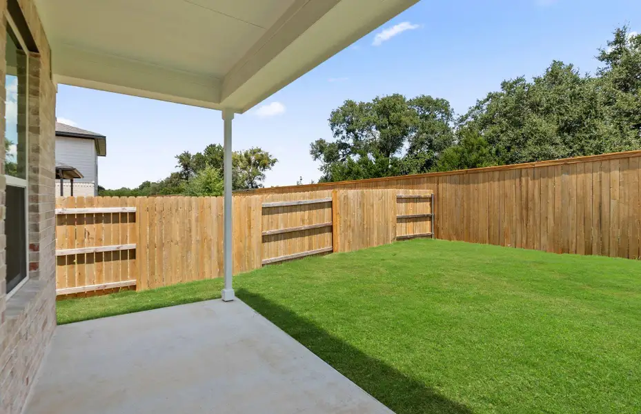 Exterior details and patio area of a home in Woodside, Georgetown (Image 20). Exterior details and patio area of a home in Woodside, Georgetown (Image 20).