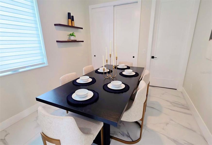 Furnished interior view inside a new home in , Sarasota (Image 18).