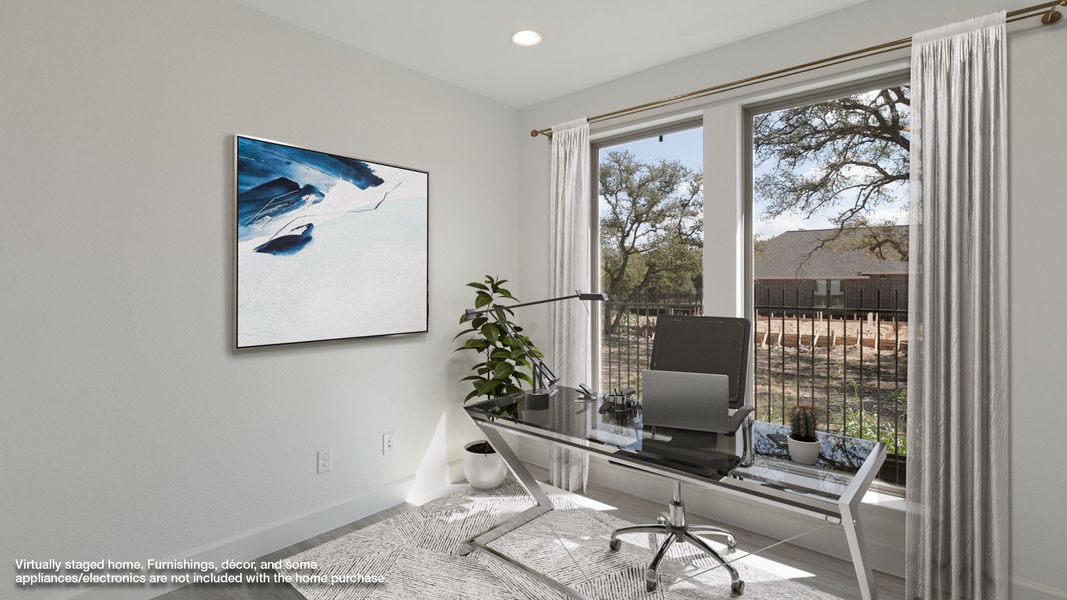 Furnished interior view inside a new home in Arcadia Ridge, San Antonio (Image 5).