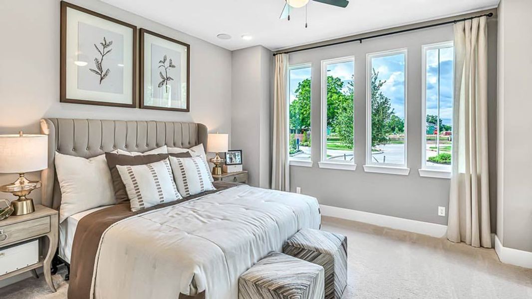 Furnished interior view inside a new home in Avalon at Cypress, Cypress (Image 7).