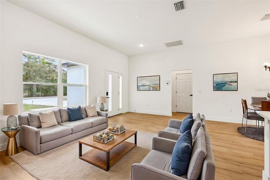 Furnished interior view inside a new home in , Ocklawaha (Image 6).