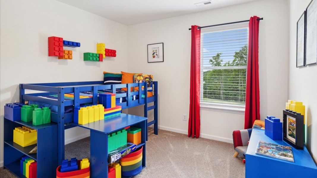 Representative furnished interior of a home built from the Altamont Townhome by D.R. Horton in Saint Marc's, Powell (Image 18).