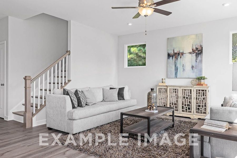 Representative furnished interior of a home built from the The Chestnut by Davidson Homes LLC in Wendell Ridge, Wendell (Image 7).