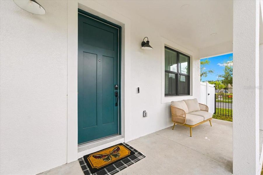 Exterior details and patio area of a home in , Tampa (Image 26). Exterior details and patio area of a home in , Tampa (Image 26).