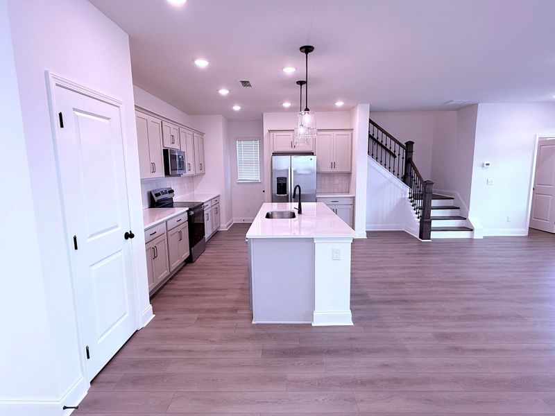 Furnished interior view inside a new home in Promenade at Clari Park, Murfreesboro (Image 6).