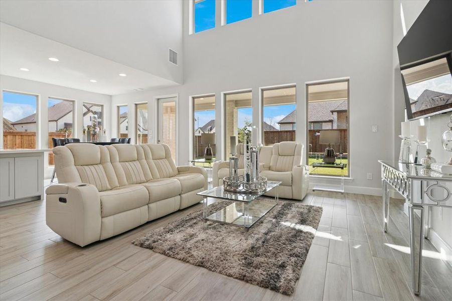 Furnished interior view inside a new home in , Little Elm (Image 4).