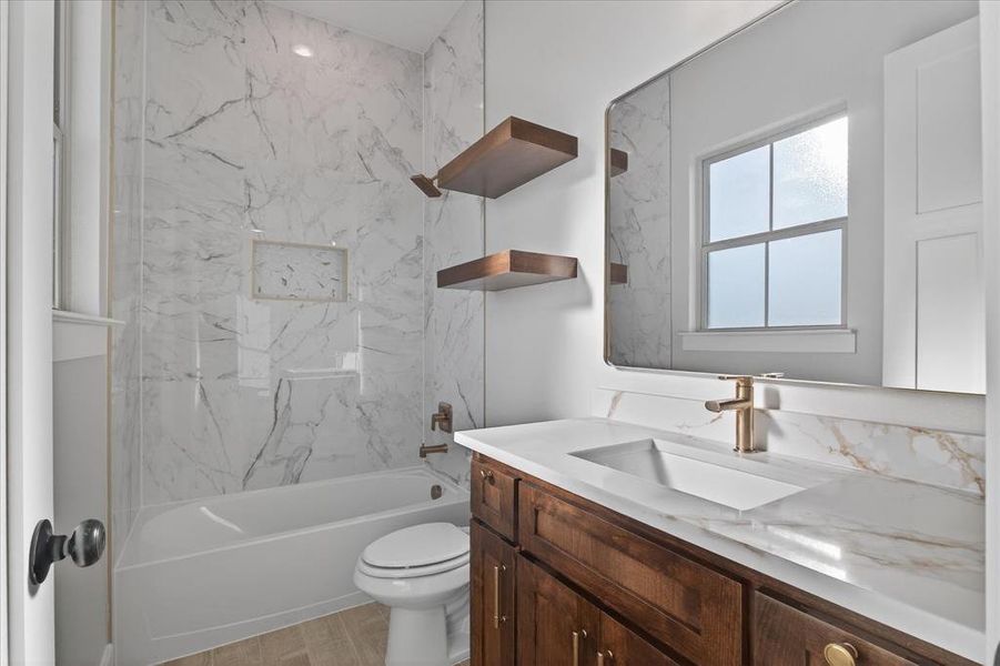 Furnished interior view inside a new home in , Celeste (Image 34).