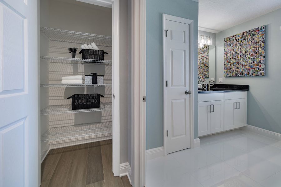 Lopez second floor linen closet