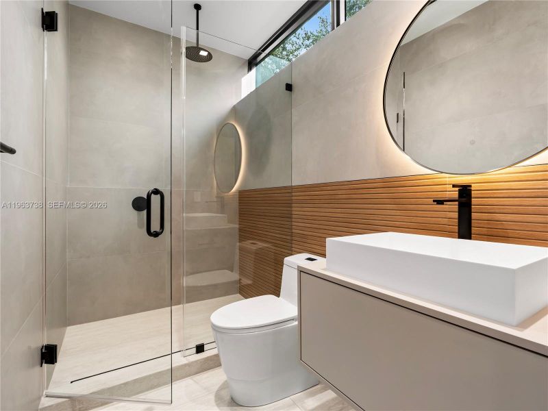 Furnished interior view inside a new home in , Miami (Image 9). Furnished interior view inside a new home in , Miami (Image 9).