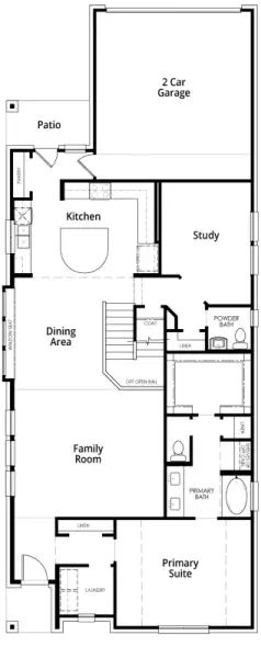 2D floor plan layout of this home in Wellington, Fort Worth, TX (Image 4).