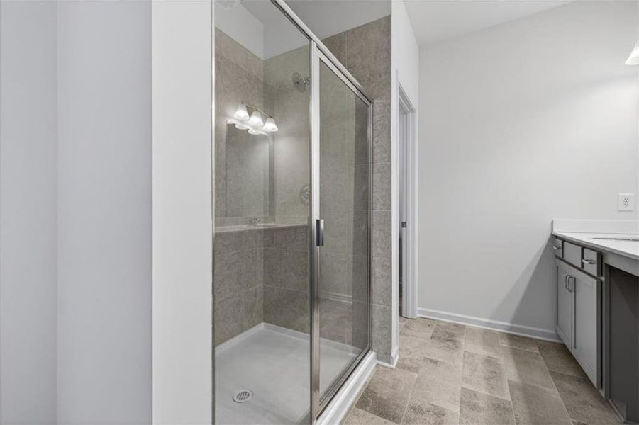 Furnished interior view inside a new home in Townes At The Stiles, Cartersville (Image 6).
