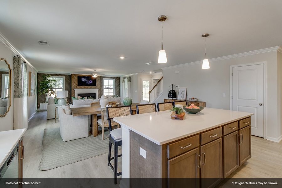 Furnished interior view inside a new home in Dove Hollow, Chesnee (Image 6).