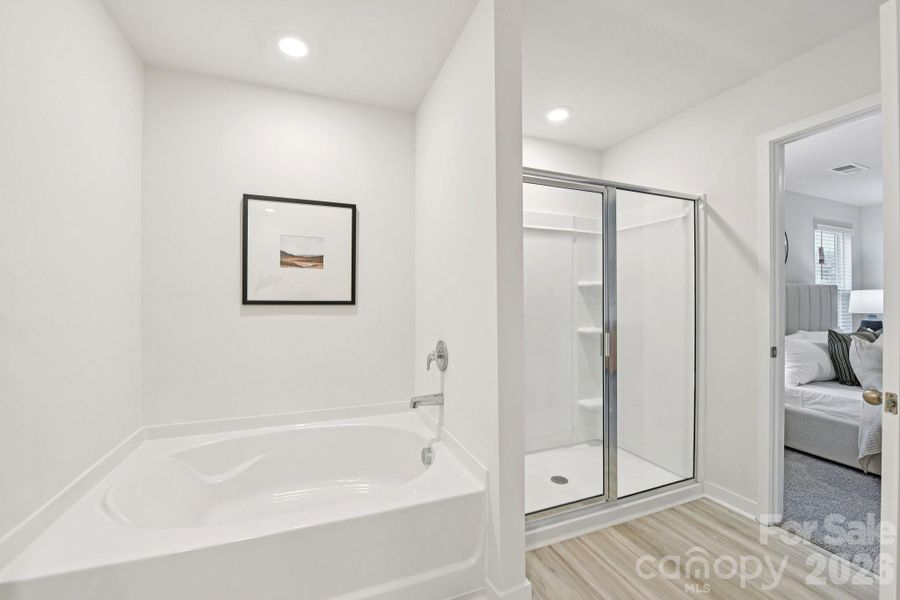 Furnished interior view inside a new home in The Hamptons at Hickory, Hickory (Image 18).