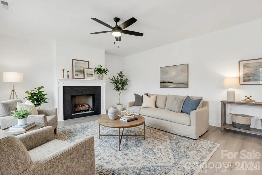 Furnished interior view inside a new home in , Kannapolis (Image 8).