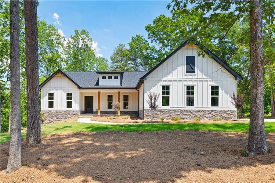 Front exterior of a new home in , Cartersville, GA, highlighting curb appeal (Image 2).