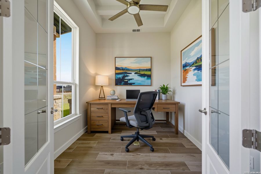 Furnished interior view inside a new home in , Floresville (Image 8).