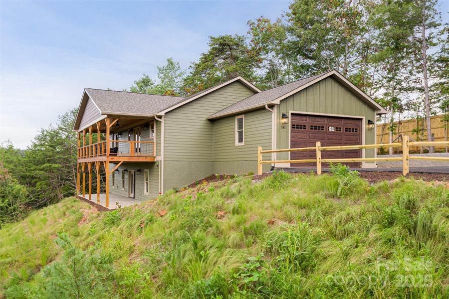 Exterior details and patio area of a home in , Mars Hill (Image 3). Exterior details and patio area of a home in , Mars Hill (Image 3).