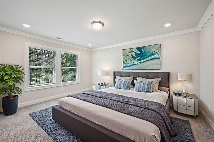 Furnished interior view inside a new home in Hemingway - Reserve Series, Cumming (Image 10).